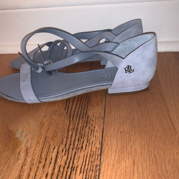 Lauren Ralph Lauren Davison Sandals Blue - Picture 4 of 5